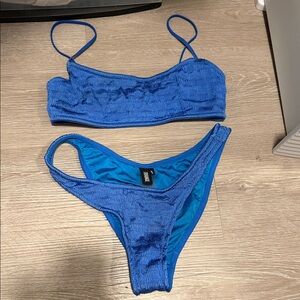 Triangl Swimwear Blue Bikini Set
